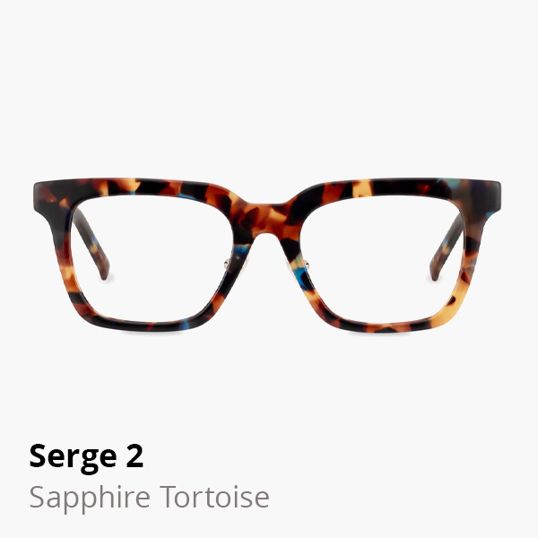 Serge 2 optical frame in Sapphire Tortoise