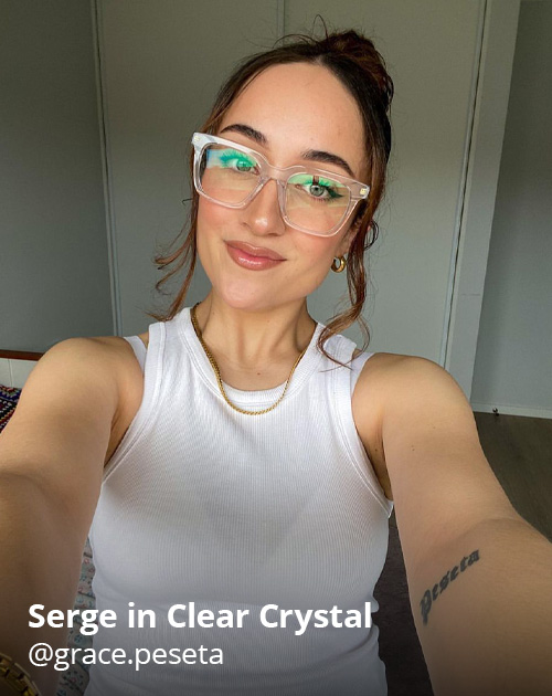 Oscar Wylee @grace.peseta in Serge Clear Crystal.