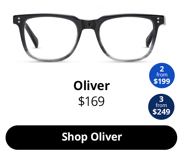 Oscar Wylee Oliver frame in Charcoal Dusk