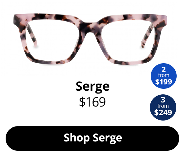 Oscar Wylee Serge frame in Opal Tortoise
