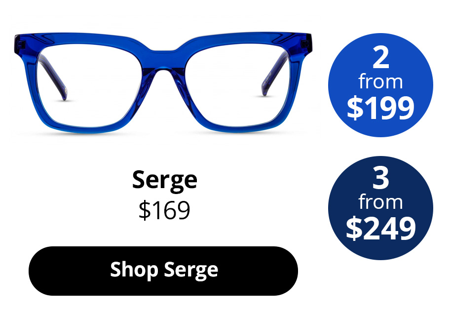 A photo of Serge in Bright Cobalt.
