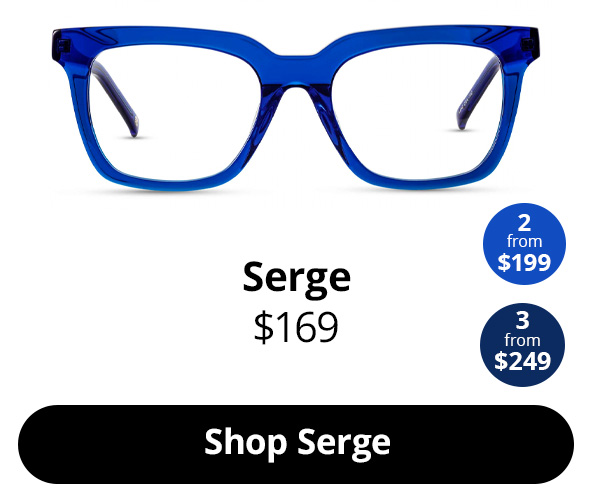 A photo of Serge in Bright Cobalt.