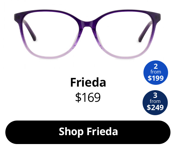 Frieda bio-acetate optical frame in Orchid Fade from $169