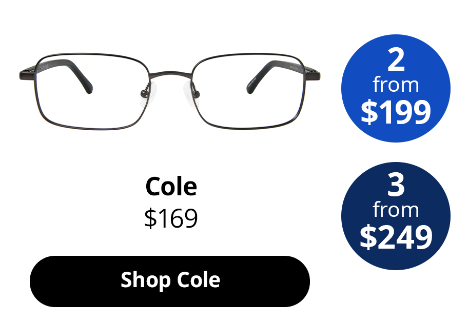 Cole frame in Brushed Ash