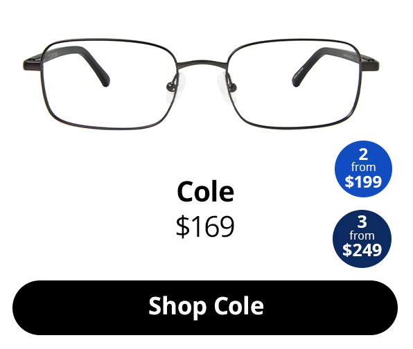 Cole frame in Brushed Ash