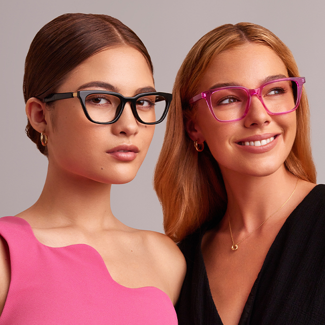 2 Womans wearing Oscar Wylee glasses