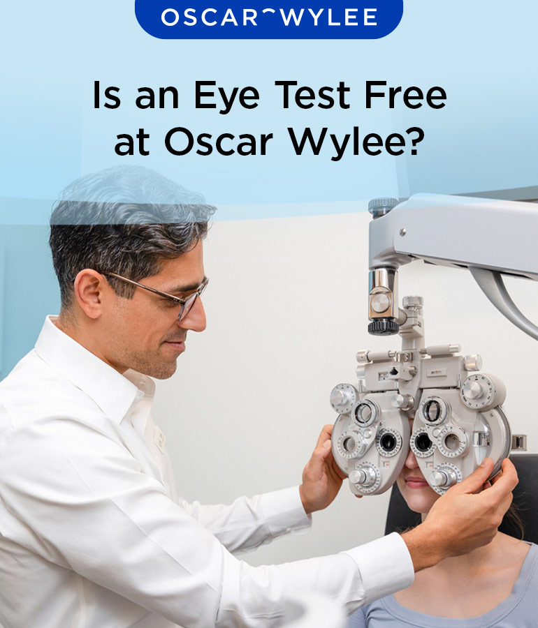 Free Eye Test at Oscar Wylee