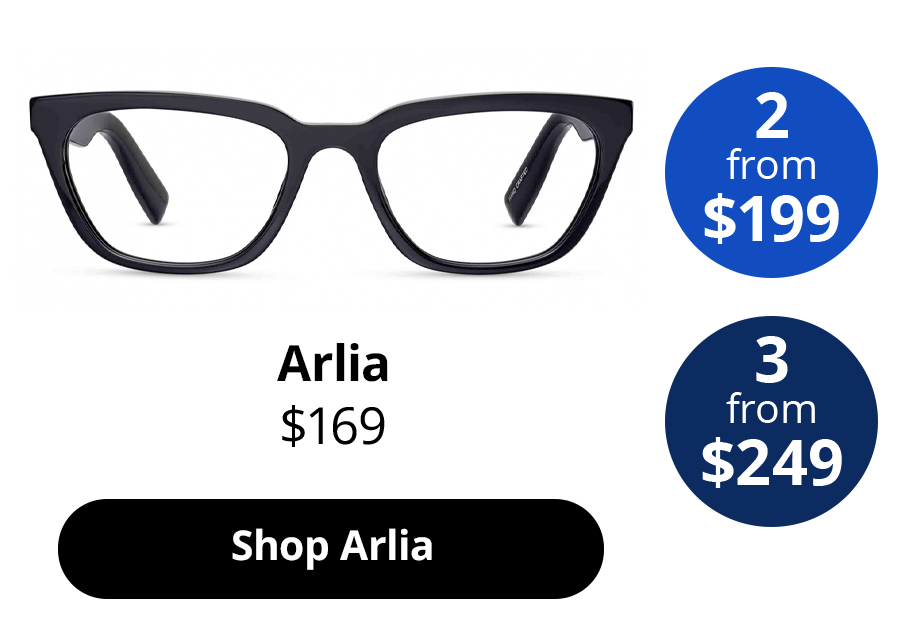 Arlia optical glasses in the colour Obsidian Black from $169
