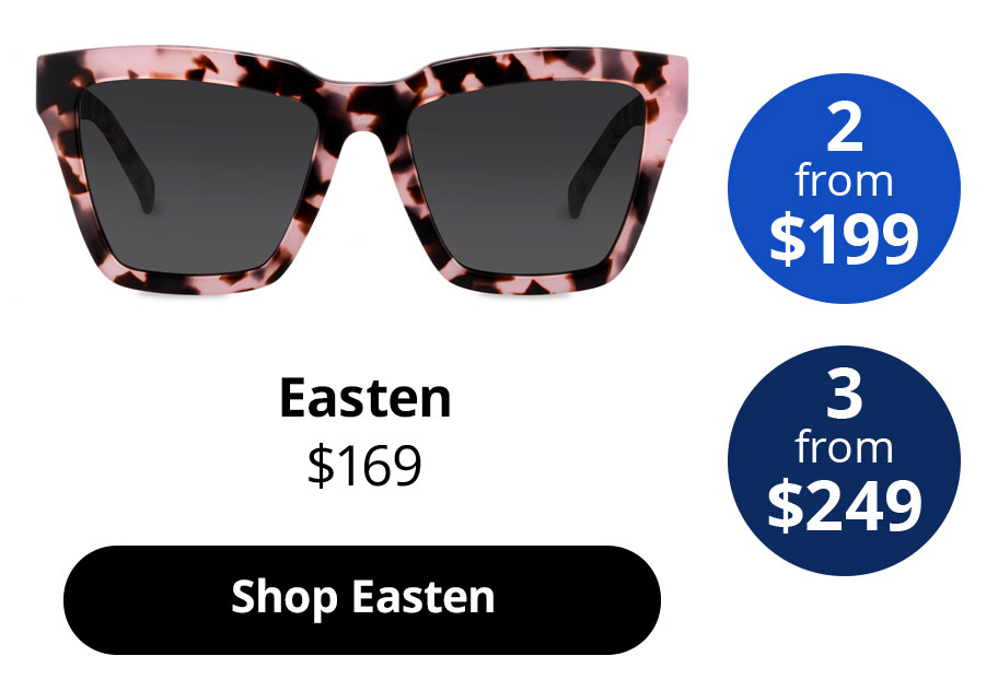 Easten sunglasses with tinted lenses in the colour Opal Tortoise from $169