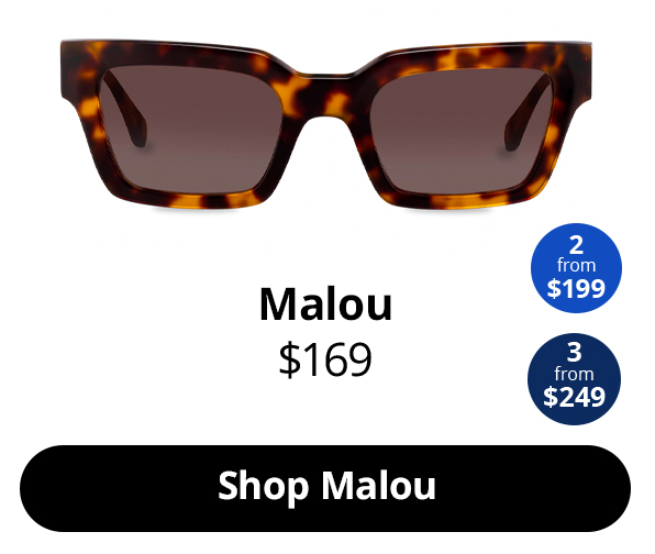 Malou sunglasses in the colour Tabby Tortoise from $169
