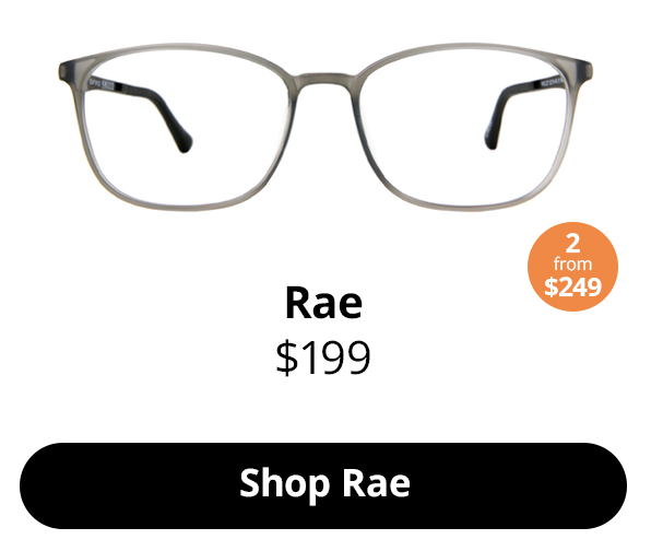 Rae optical glasses for pear face shape in the colour Ash from $199