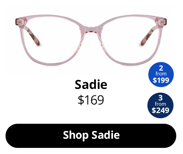 Sadie optical oval glasses frames in the colour Apple Blush from $169