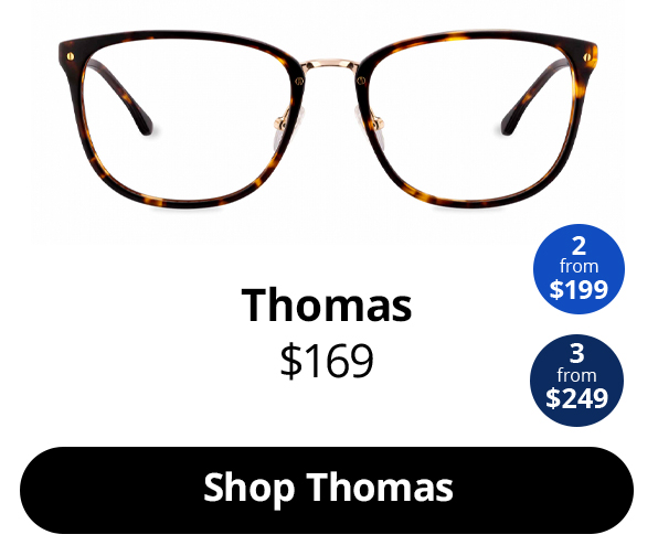 Thomas optical reading glasses in the colour Whiskey Tortoise from $169