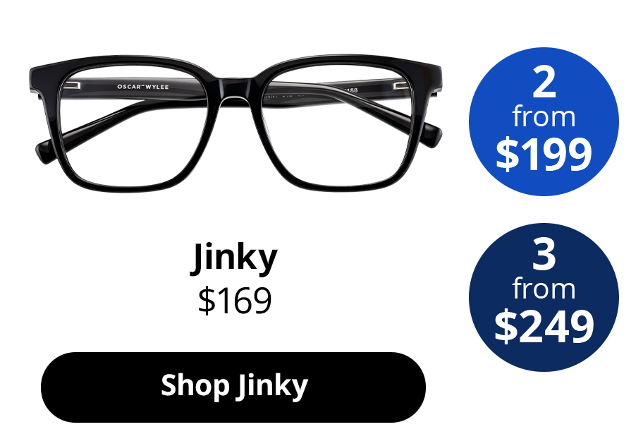 Oscar Wylee Jinky_015 optical frame in Obsdiian Black.
