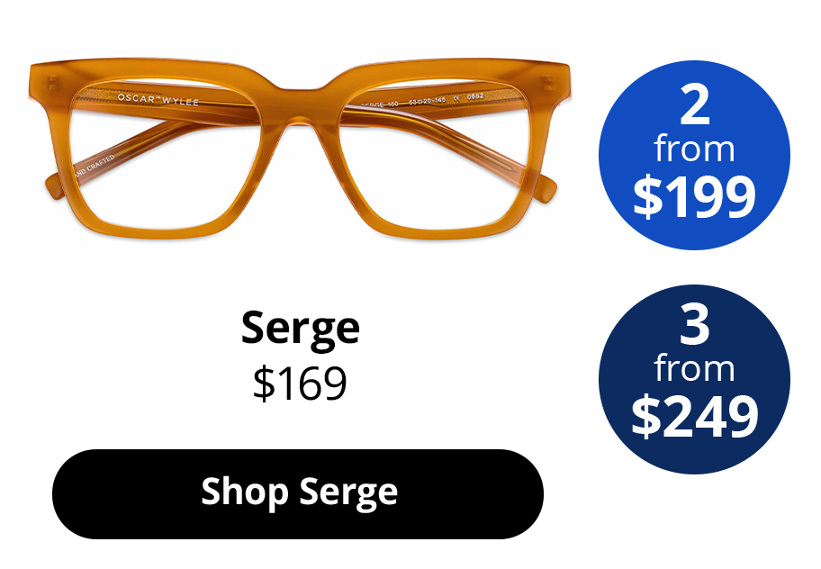 Oscar Wylee Serge_150 optical frame in Tobacco.