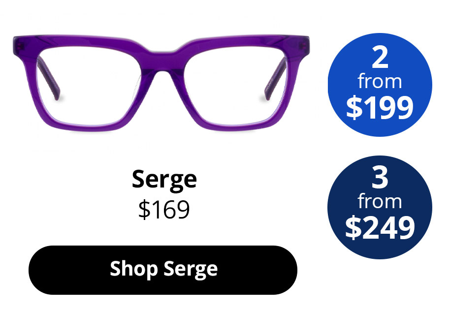 Oscar Wylee Serge frame in Orchid