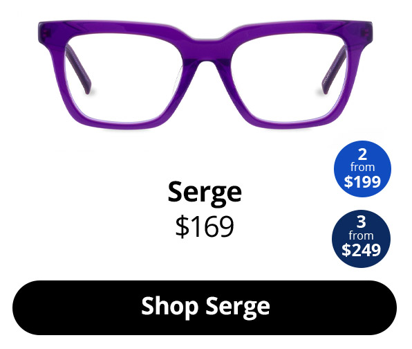 Oscar Wylee Serge frame in Orchid