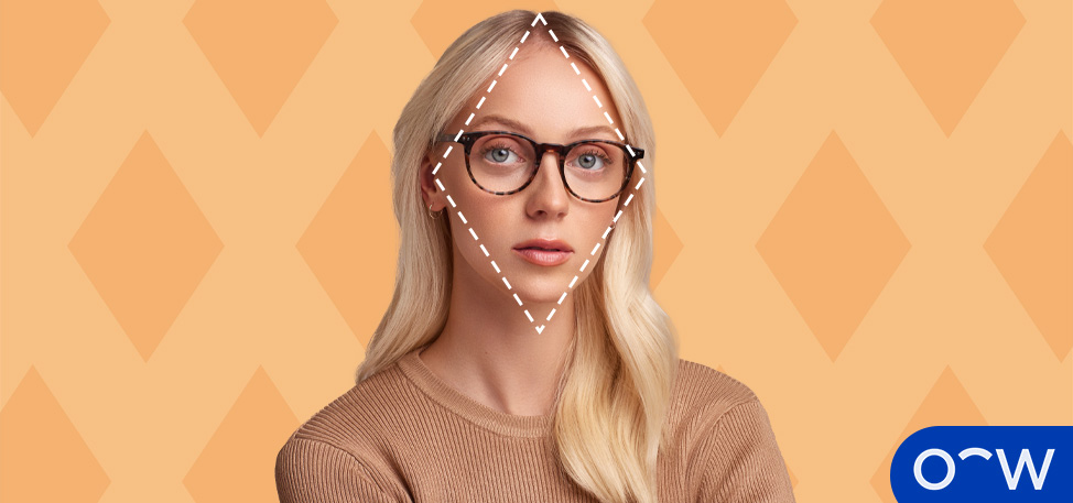 Diamond face model picture