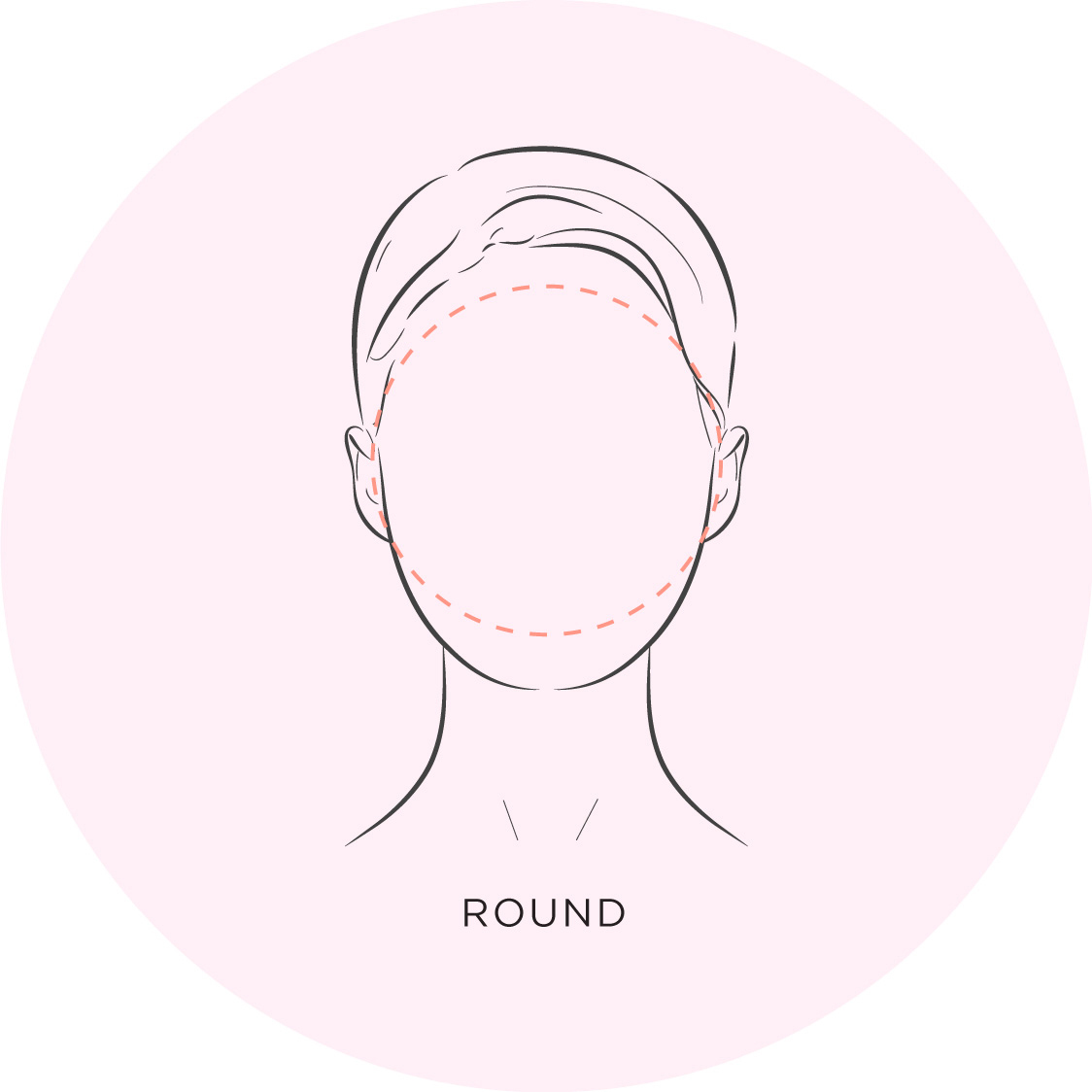 round face sketch