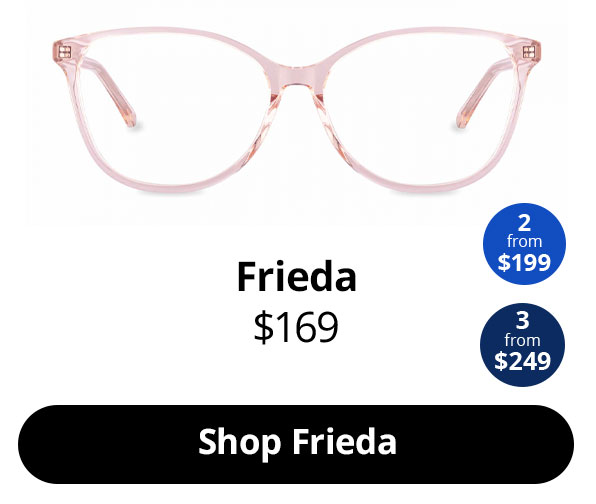 Freida optical Women’s glasses in the colour Clear Crystal from $169