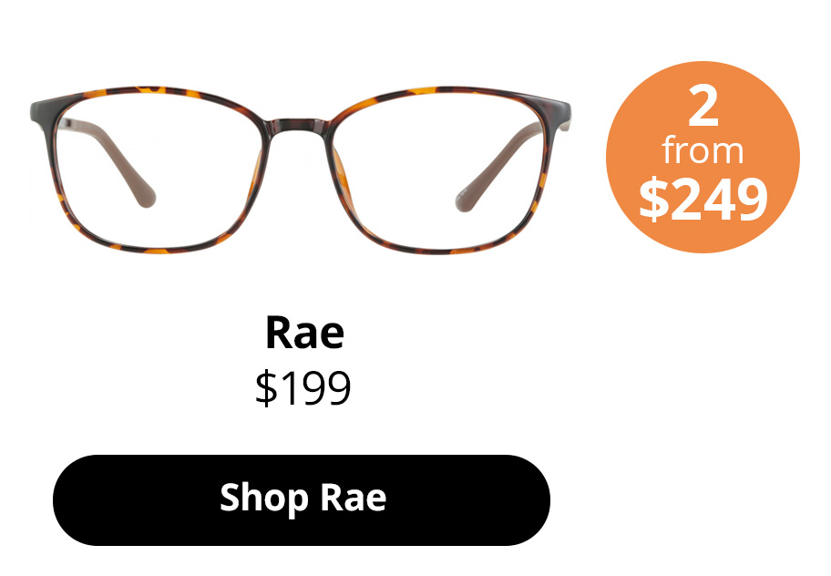 Rae optical Women’s glasses in the colour Obsidian from $199