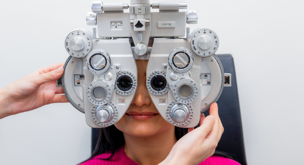 Book eye test Image