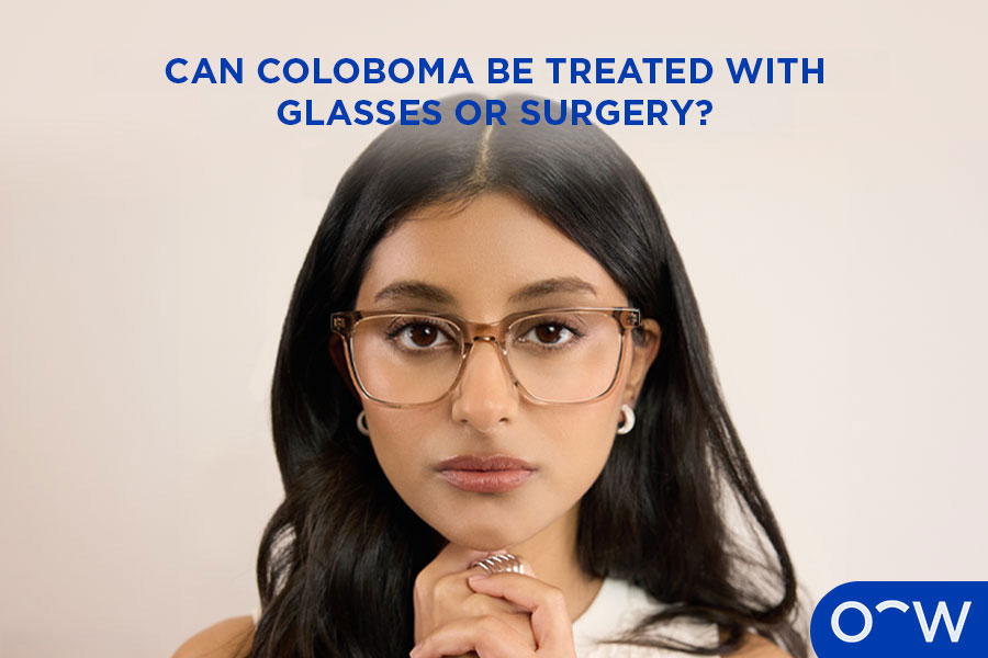 Image of model wearing OW glasses