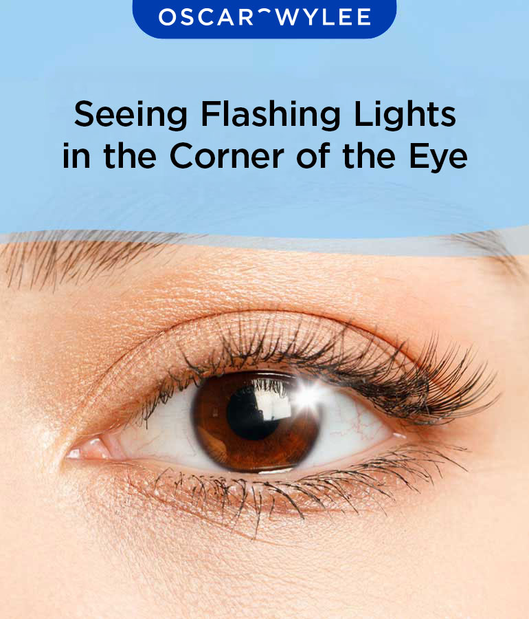 Seeing Flashing Lights in Corner of Eye