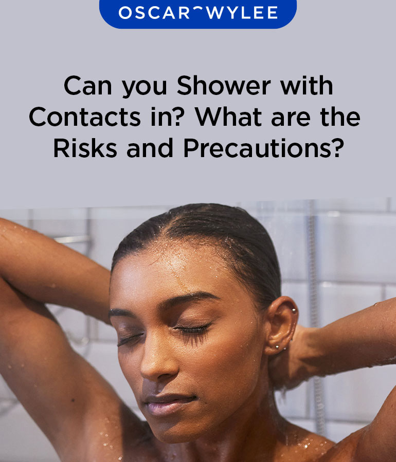 Can you Shower with Contacts in?