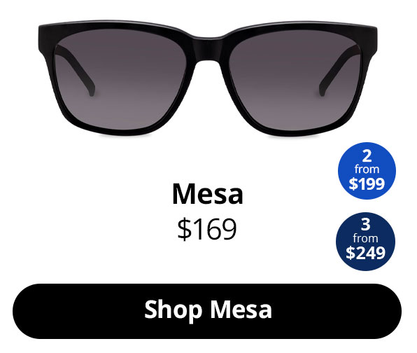 Mesa in Obsidian Black Matte Frame From $169