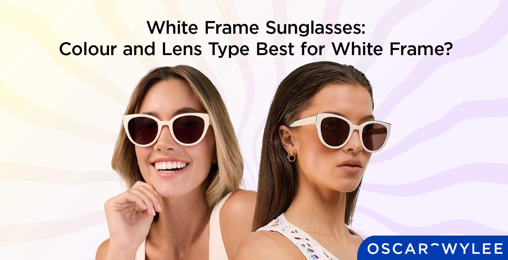 White Frame Sunglasses