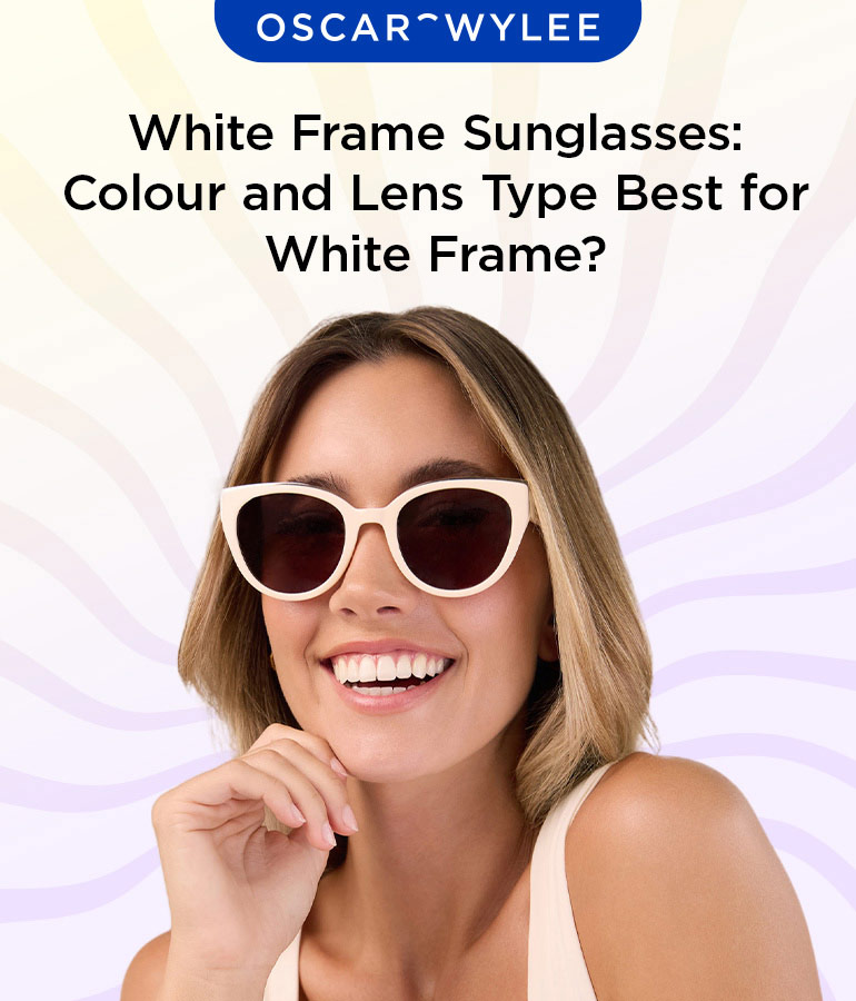 White Frame Sunglasses