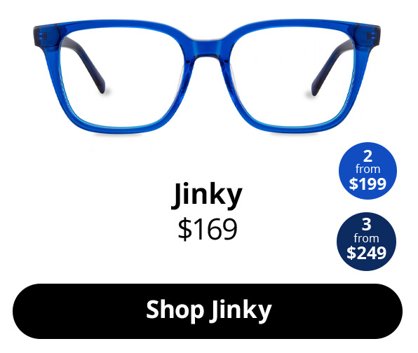 Jinky in Cobalt Blue Frame