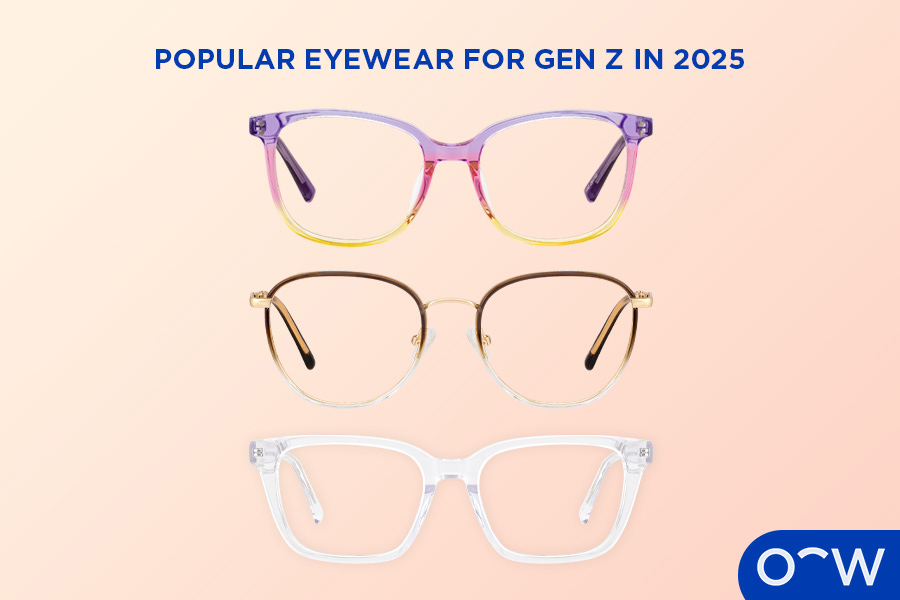 Examples of eyewear that may be trending