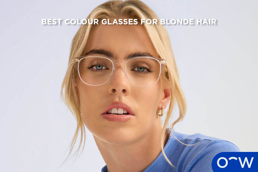 A woman with blonde hair wearing light-coloured glasses.