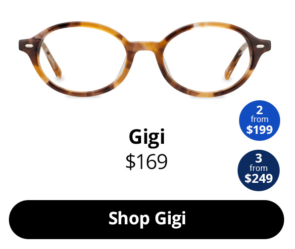 Gigi optical frame in the colour Autumn Petal.