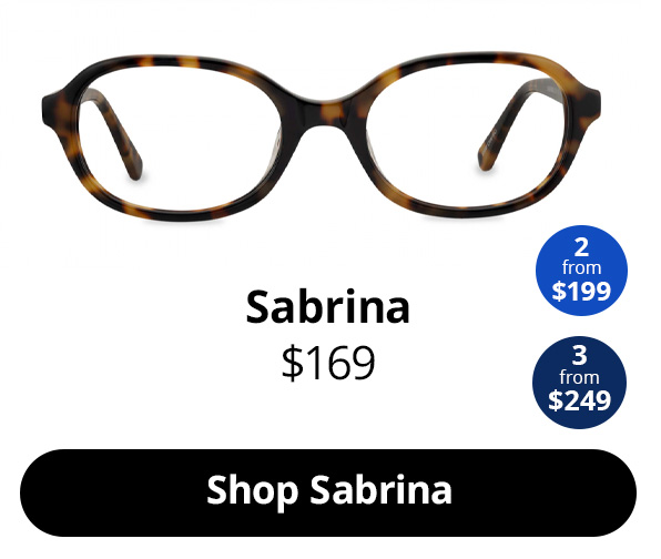 Sabrina optical frame in the colour Modern Tortoise.