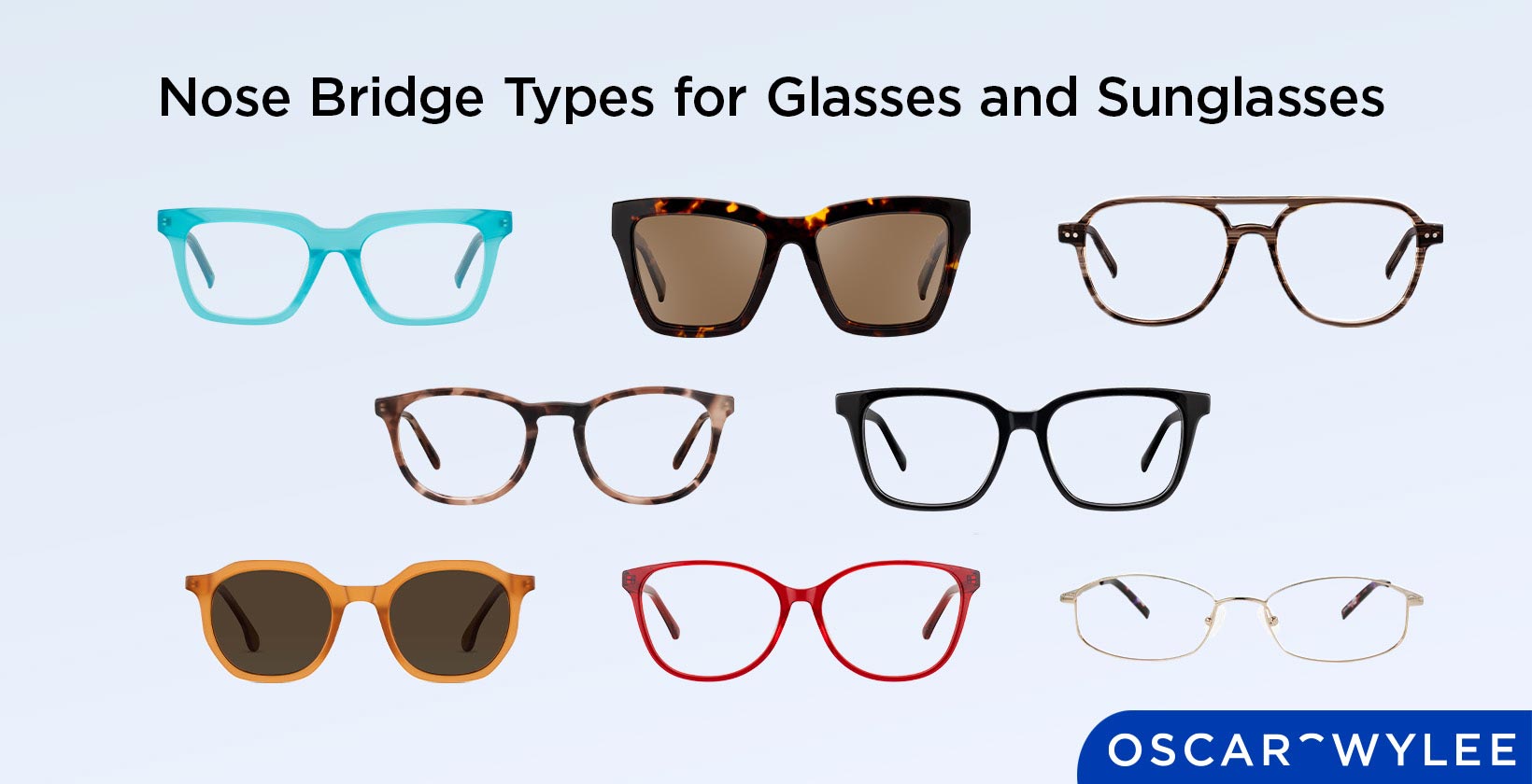 Nose Bridge Types for Glasses and Sunglasses