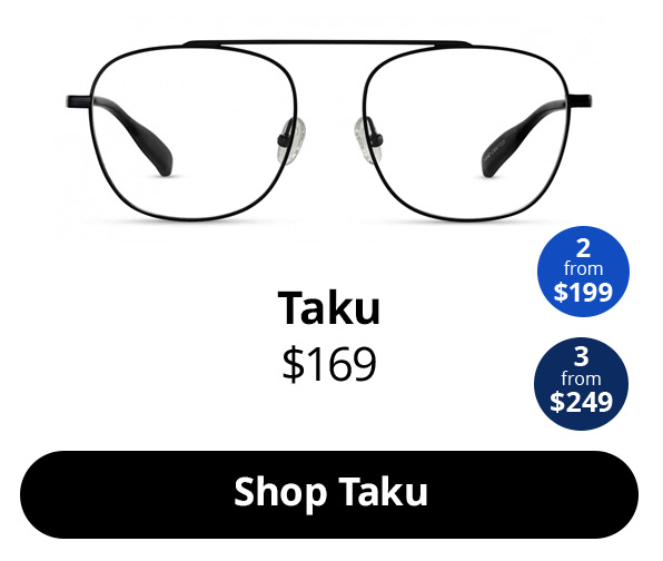 Taku in Black Matte from $169