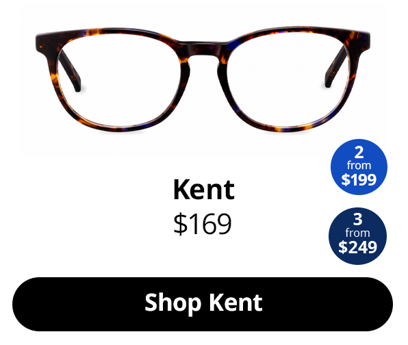 Kent optical glasses in the colour Indigo Tortoise from $169