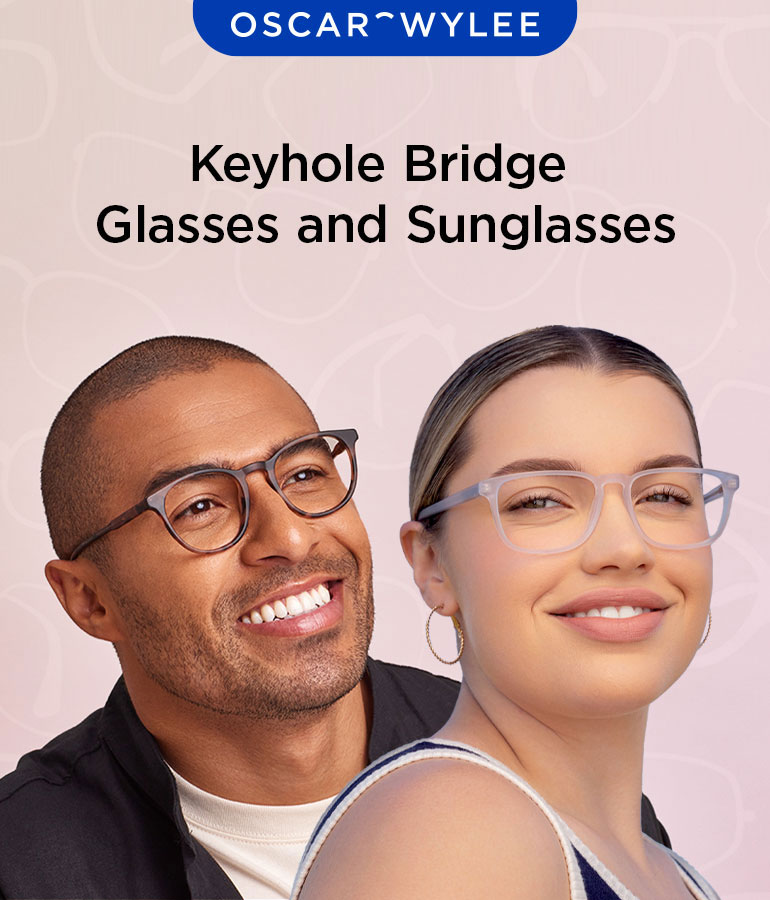 Keyhole Bridge Glasses and Sunglasses