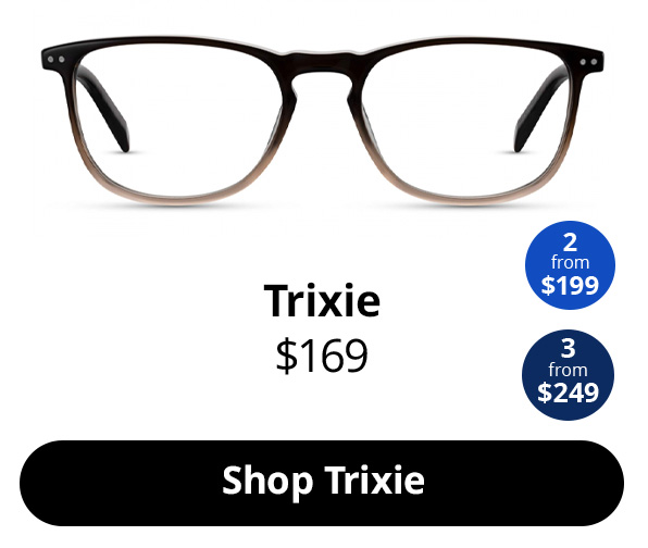 Trixie optical glasses in the Colour Latte from $169 
