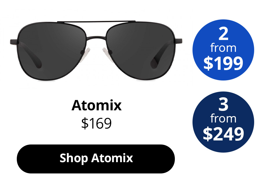 Men’s aviator sunglasses - Atomix