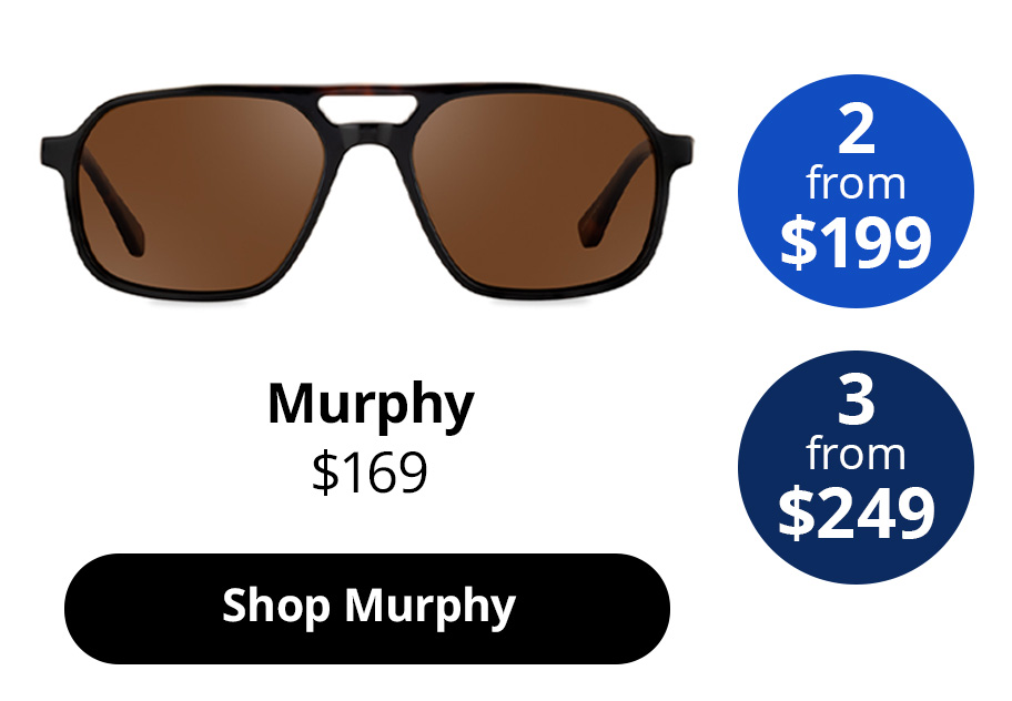 Men’s aviator sunglasses - Murphy