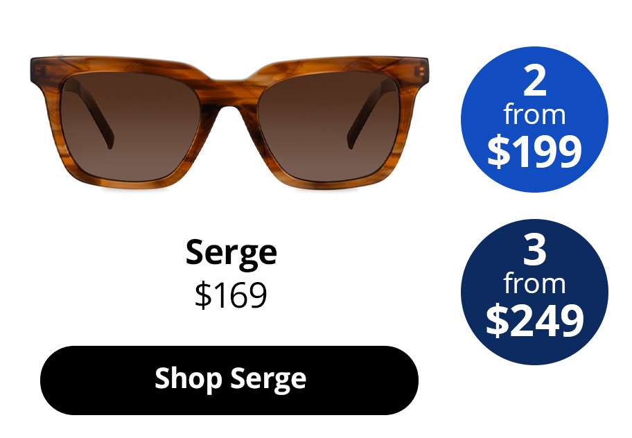 Men’s square sunglasses - Serge
