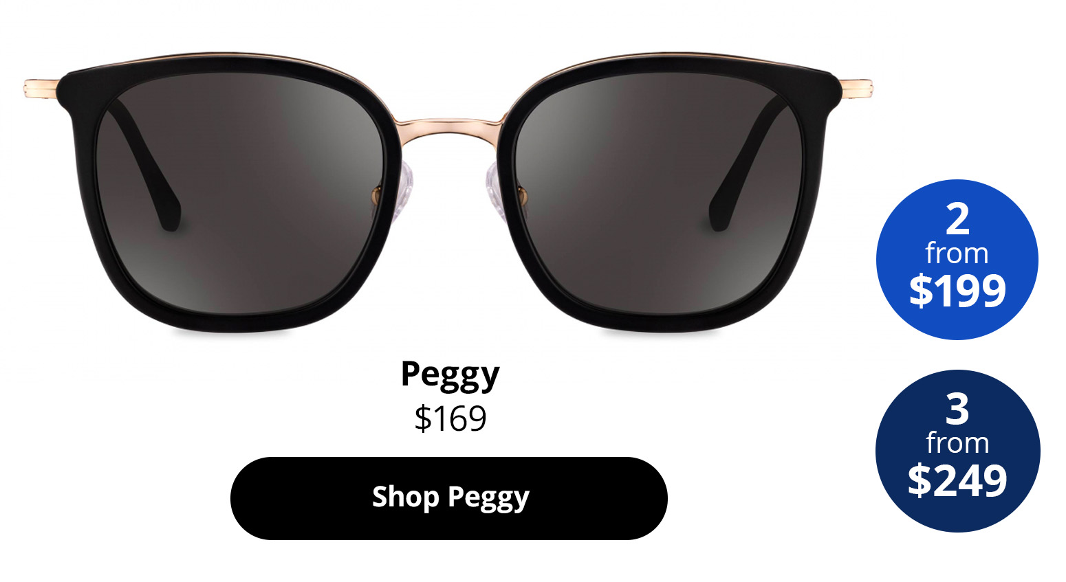 Different Types of Glasses - Peggy sunglasses from $169