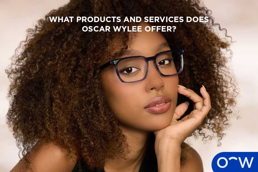 A picture of a person wearing Oscar Wylee glasses.