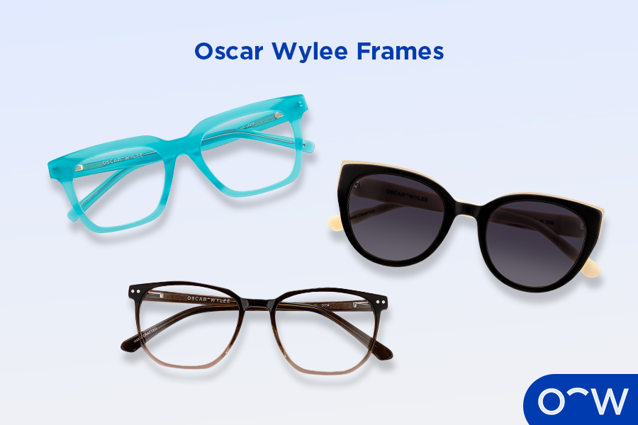 Three pairs of Oscar Wylee glasses