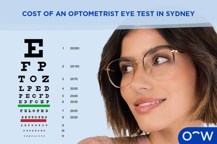 Cost of an optometrist eye test in Australia