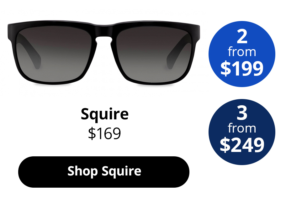 A photo of Squire sunglasses in Obsidian Black